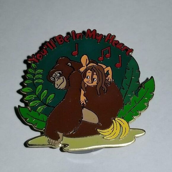 # Disney Tarzan Kala Pin Magical Musical Moments You'll Be In My Heart Green MMM - Picture 6 of 6